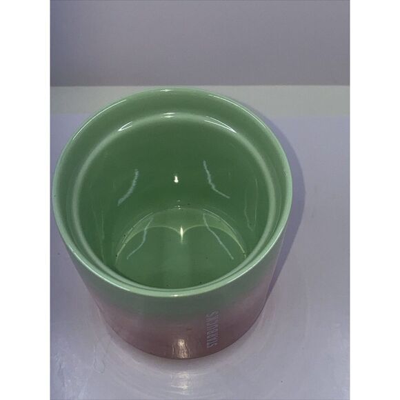 Starbucks Coffee 2020 Ombre Red Pink Green Watermelon Tumbler 8oz NO LID MUG - Picture 3 of 6